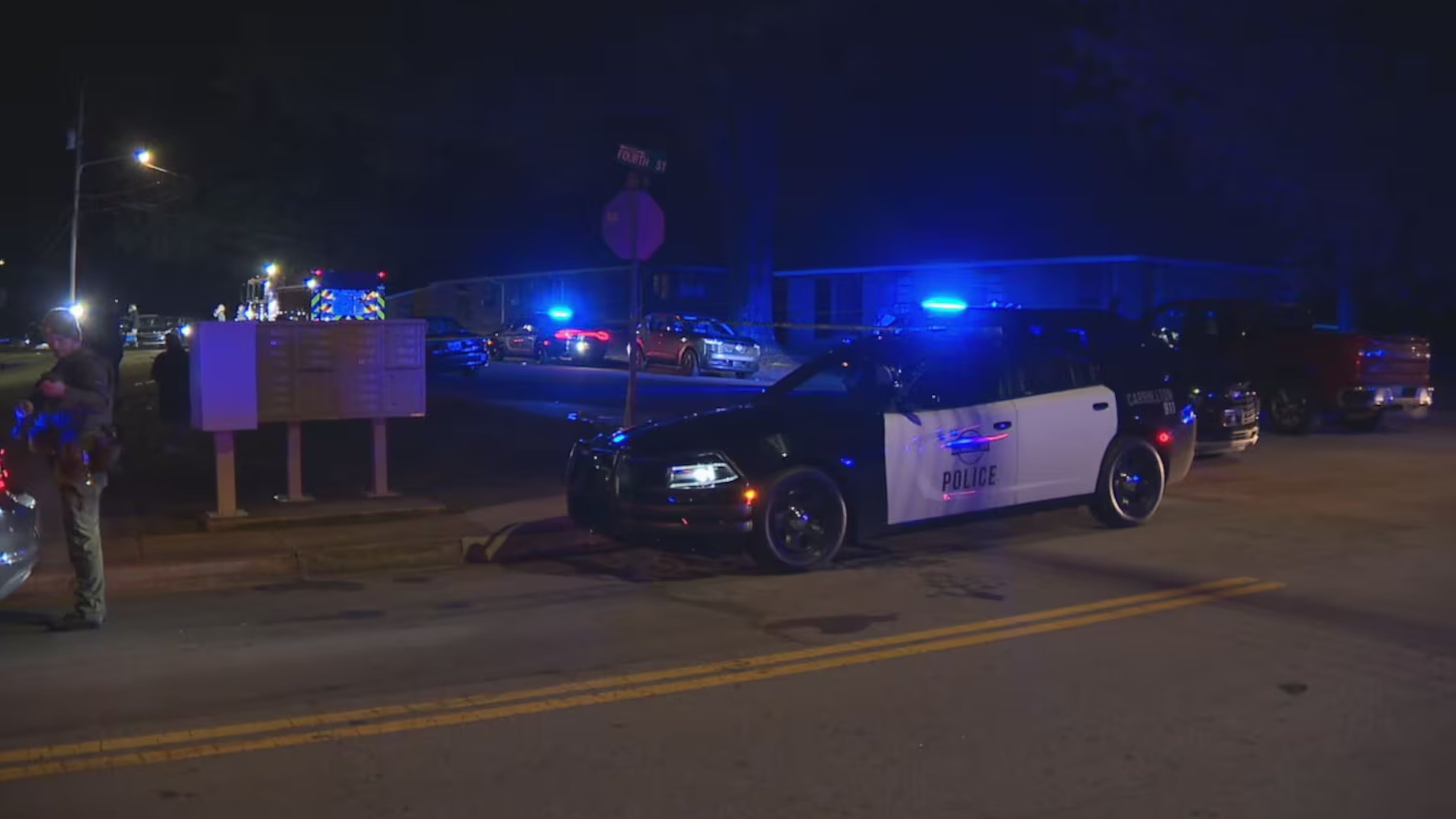 Carrollton police are investigating a deadly shooting in the area of 6th Street early Sunday morning on Nov. 2, 2025. (Courtesy of Channel 2 Action News)