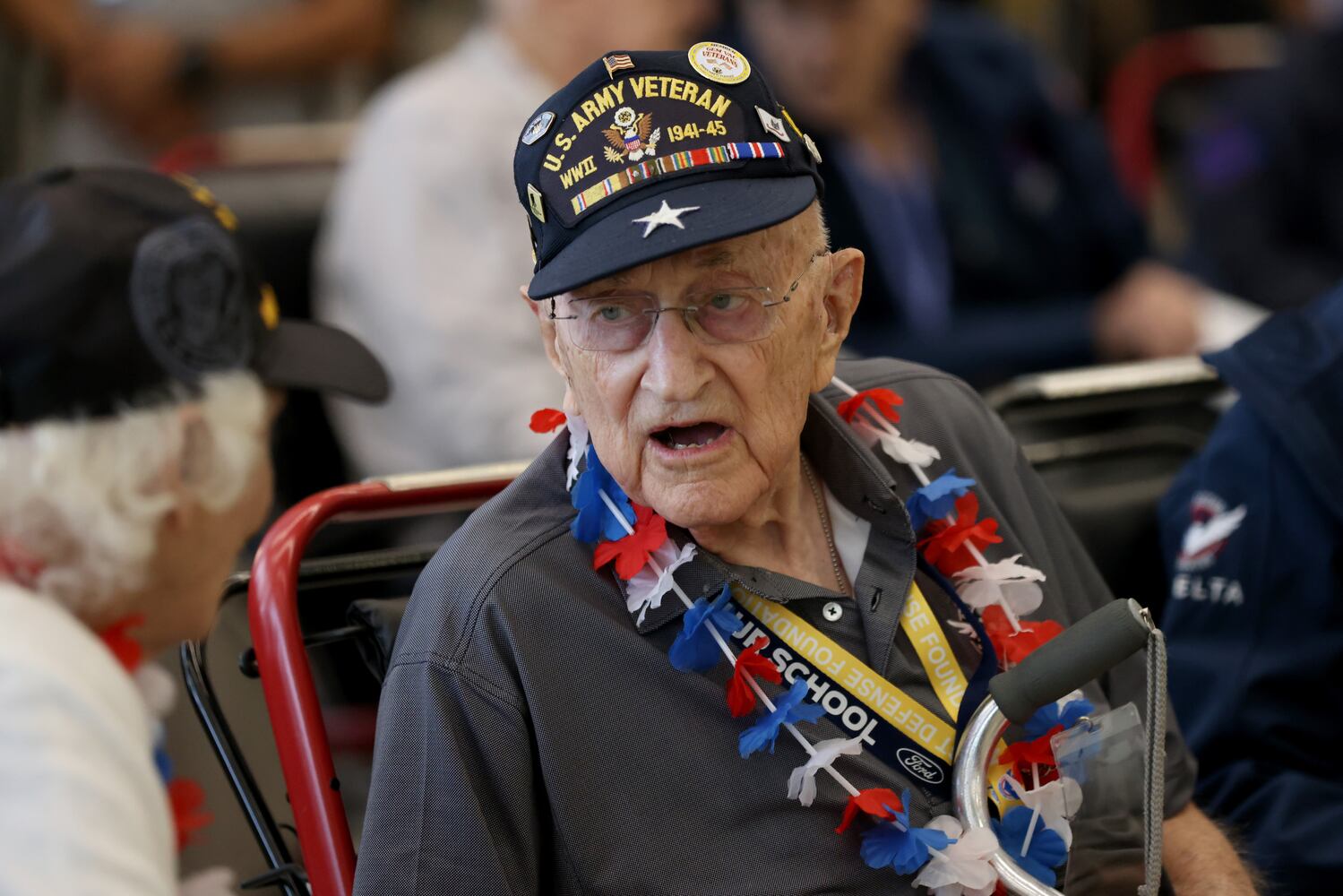 WWII Veterans Delta flight to Normandy
