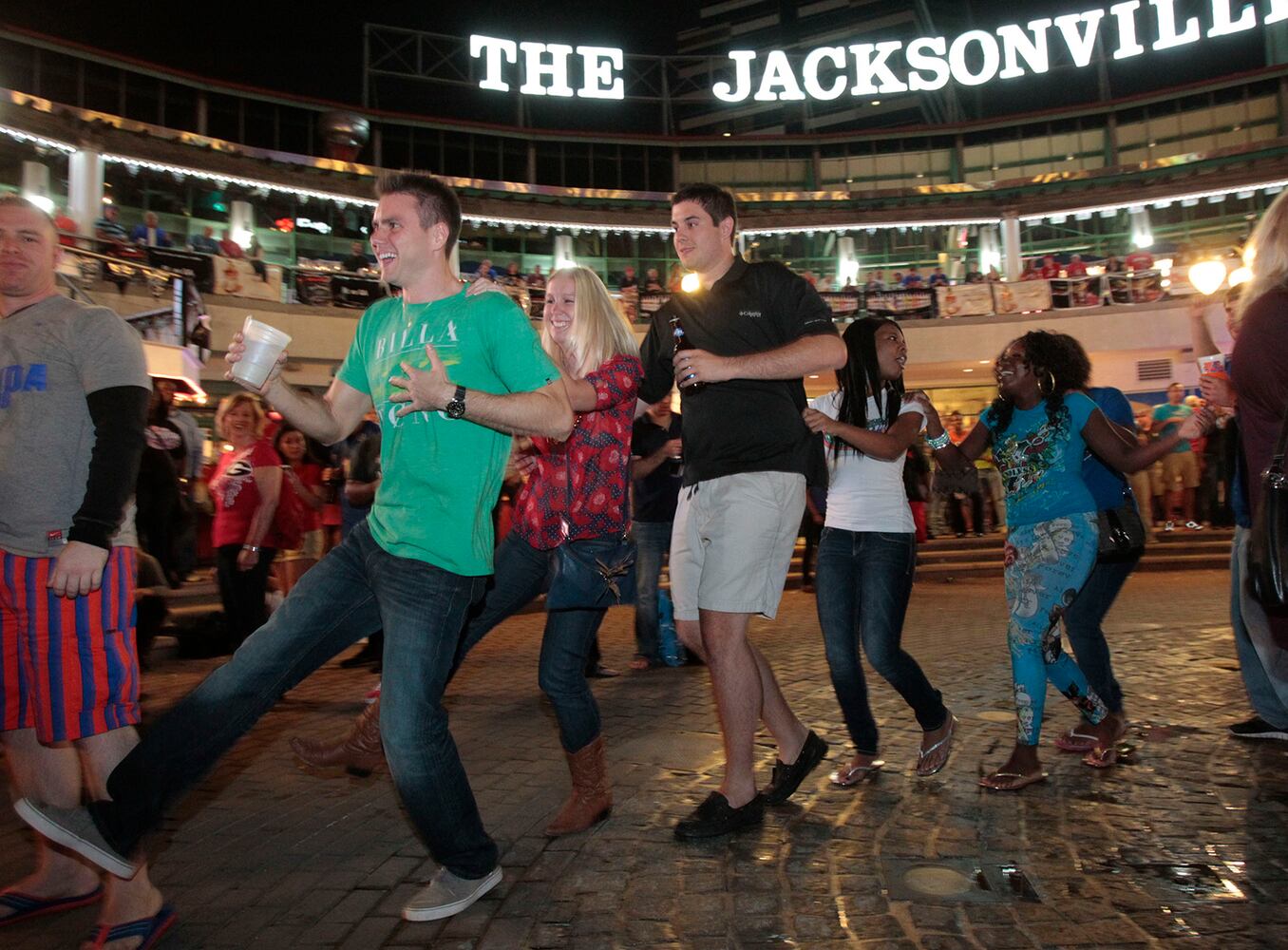 Photos: UGA fans at Jacksonville Landing through the years