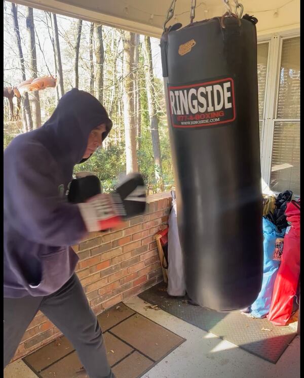 For 35 years, AJC columnist has kept daily logs of his workouts. Here he is during the inaugural workout of 2024