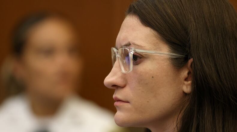 Lindsay Clancy attends her murder trial at Plymouth Superior Court in Plymouth, Mass., on Wednesday, July 29, 2026. (David L. Ryan/The Boston Globe via AP, Pool)