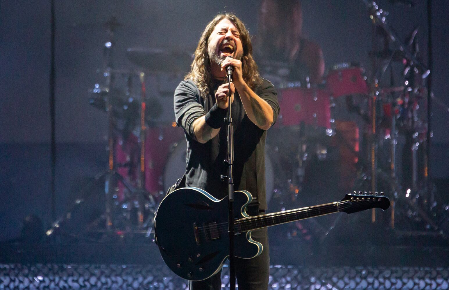 Foo Fighters perform on the first night of the Shaky Knees Music Festival in Atlanta on Friday, October 22, 2021. (Photo: Ryan Fleisher for The Atlanta Journal-Constitution)