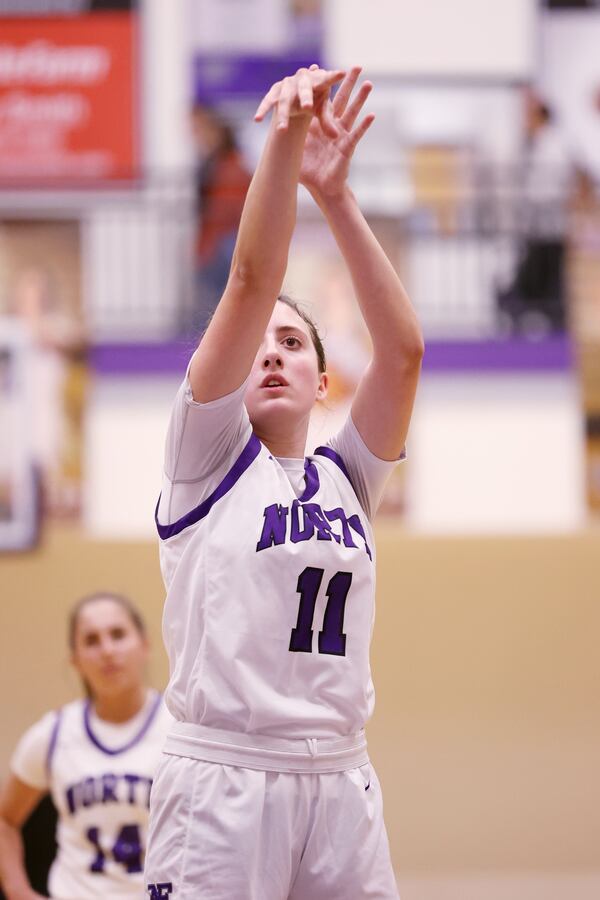 Sophia Parks is a senior forward on the North Forsyth basketball team. (Lily McGregor Photography)