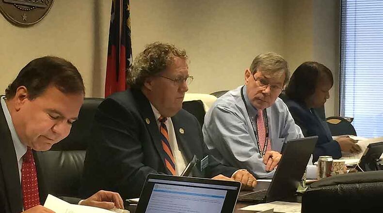 The Georgia Composite Medical Board meets in 2017. A new report says the panel imposes serious penalties against physicians less often than almost any other medical regulatory body in the country.