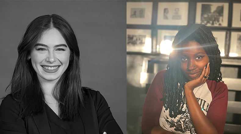 Abbey Edmonson (left) and Imani Dennis are joining the AJC's Digital Team.