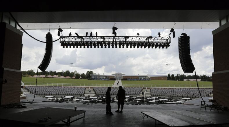 Wolf Creek amphitheater has gone from losing money to making it, and has become a community fixture. Now, Fulton County is considering bids from three companies who might run the facility. BOB ANDRES /BANDRES@AJC.COM