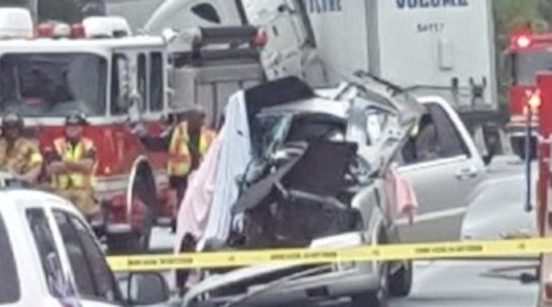 Four students were killed in a crash involving a tractor-trailer and a Lincoln Navigator.
