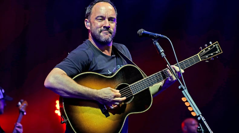 Dave Matthews and the rest of DMB will head to Alpharetta this summer.