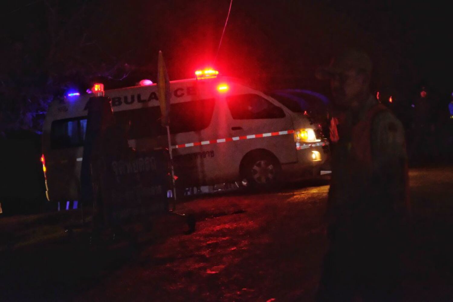 Photos: Rescuers work to free soccer team, coach trapped in Thai cave