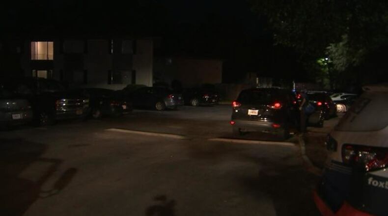 Police are investigating a shooting that left a man dead outside a DeKalb County apartment Friday. (Credit: Channel 2 Action News)