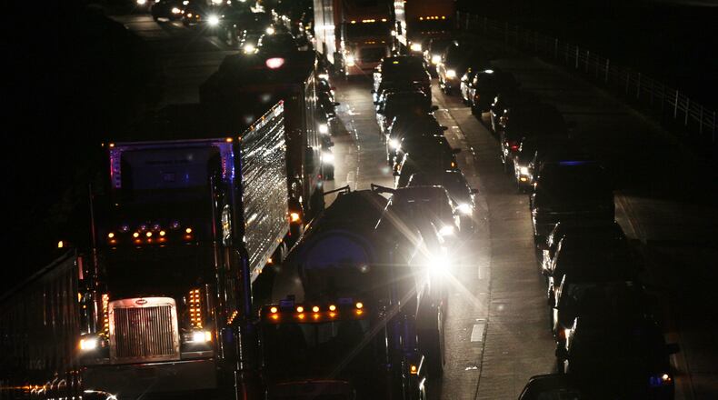 I-675 in DeKalb County in an early morning file photo.