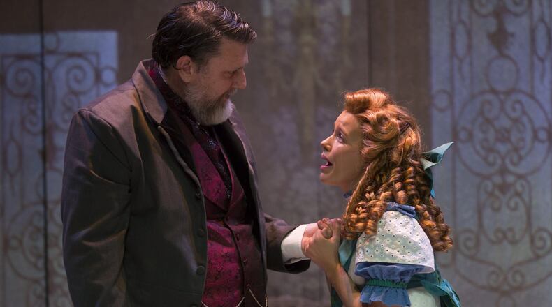 Thomas Ward and Devon Hales appear in “The Nether” at Theater Emory. Contributed by Kay Hinton