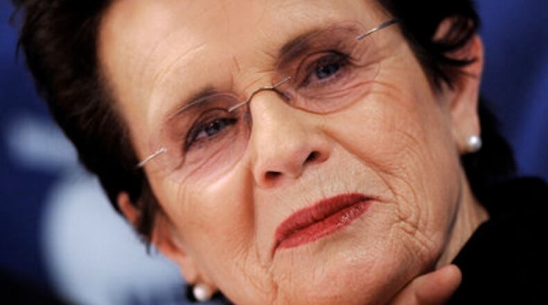 ... Billie Jean King ...