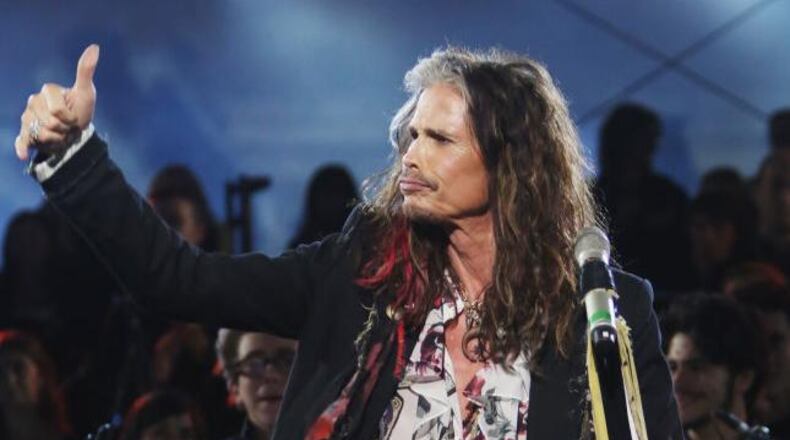 ROME, ITALY - SEPTEMBER 08: Steven Tyler performs at the Andrea Bocelli show as part of the 2017 Celebrity Fight Night in Italy Benefiting The Andrea Bocelli Foundation and the Muhammad Ali Parkinson Center on September 8, 2017 in Rome, Italy. (Photo by Jonathan Leibson/Getty Images for Celebrity Fight Night)