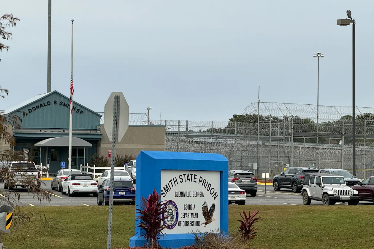 Brian Adams, the former warden at Smith State Prison in Tattnall County, was arrested in 2023. (Lewis Levine/AJC file)