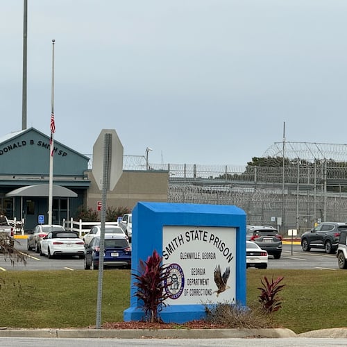 Brian Adams, the former warden at Smith State Prison in Tattnall County, was arrested in 2023. (Lewis Levine/AJC file)