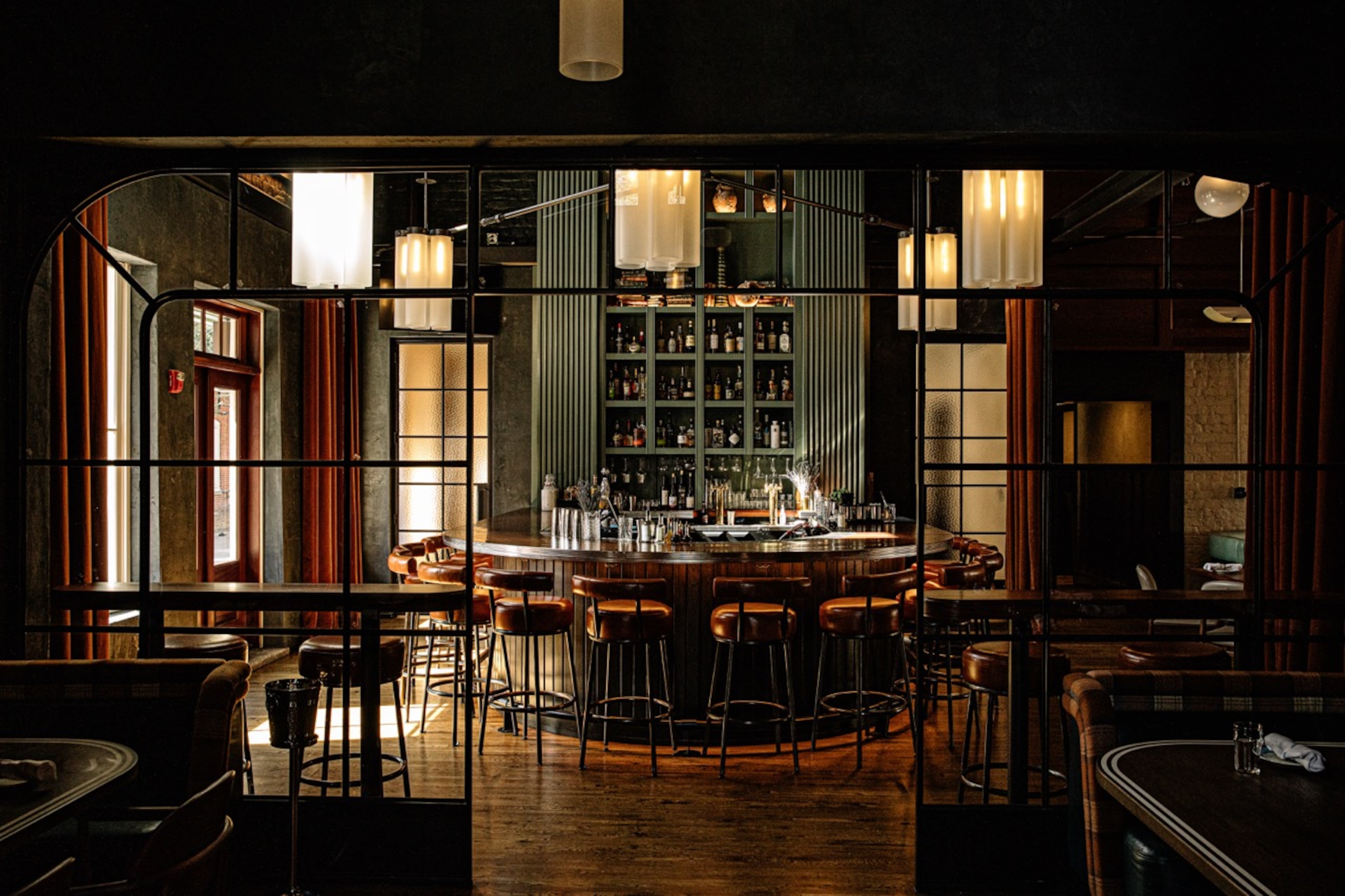 The bar at The Darling Oyster Bar has seating for about a dozen guests. (Courtesy of Andrew Cebulka)