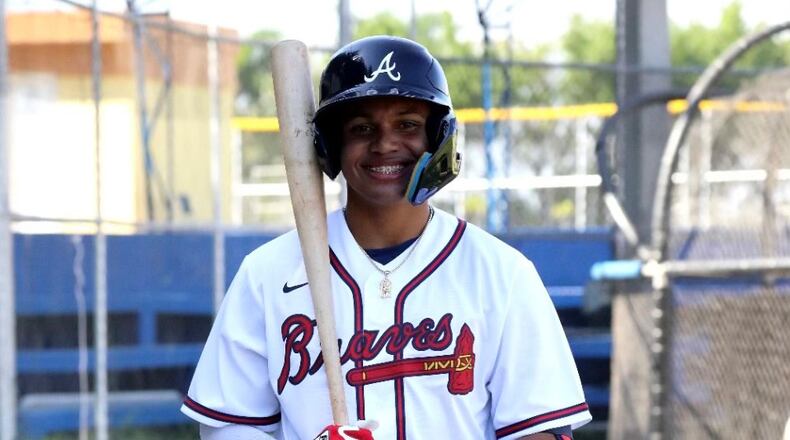 International prospect Jose Perdomo agreed to a $5 million bonus with the Braves. The 17-year-old shortstop from Venezuela was rated the No. 3 eligible prospect by MLB.com. (Photo courtesy of KLUTCH Sports Group)