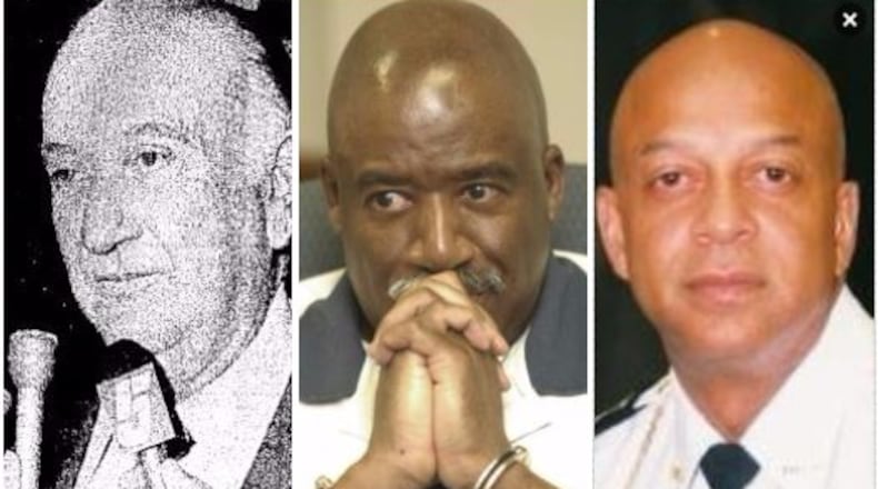 Through the years, criminal charges against DeKalb County Sheriffs haven't been uncommon. Here are a few of the sheriffs who’ve faced charges: J. Lamar Martin, left, Sidney Dorsey and Jeffrey Mann.