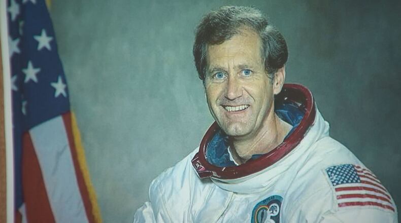 The remains of astronaut Bill Pogue were launched into space earlier this week. (Photo: NASA)