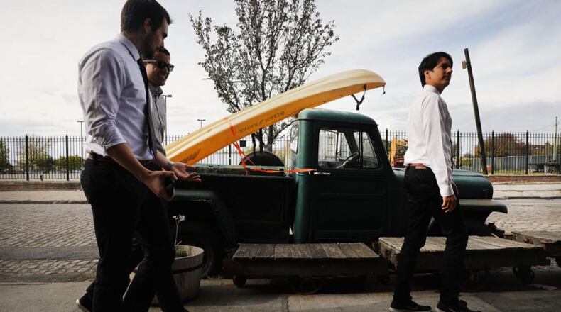 A kayak that fell off a vehicle seriously injured a Florida man on Saturday night.