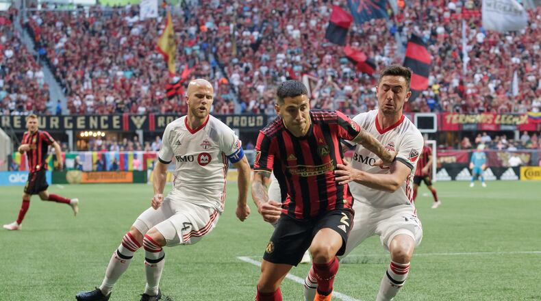 Atlanta United's Franco Escobar turns defense into offense in Wednesday's win against Toronto. (Atlanta United)