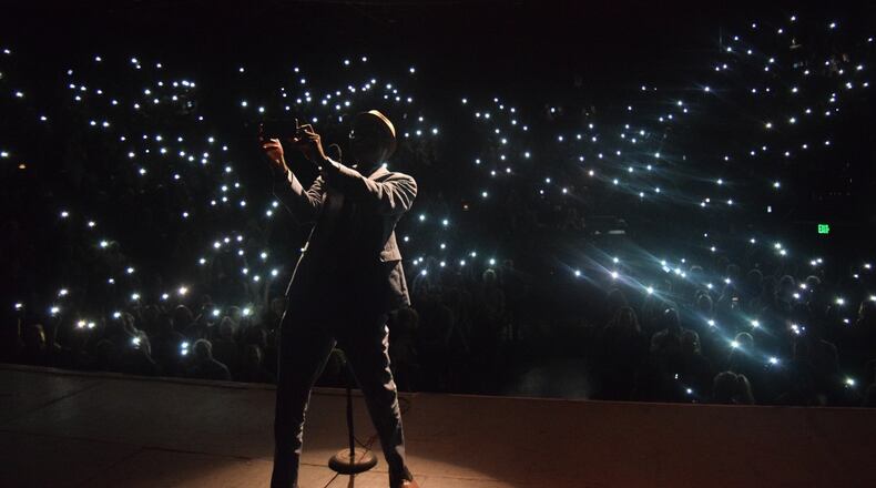 Jon Goode, host of The Moth's StorySLAM in Atlanta, said "I don’t think we’ve ever had a night when we haven’t been sold out." Photo: JoyMedia, for The Moth