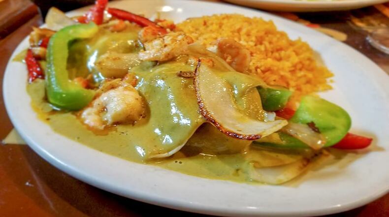 Mariscos Burrito from Taqueria Los Hermanos.