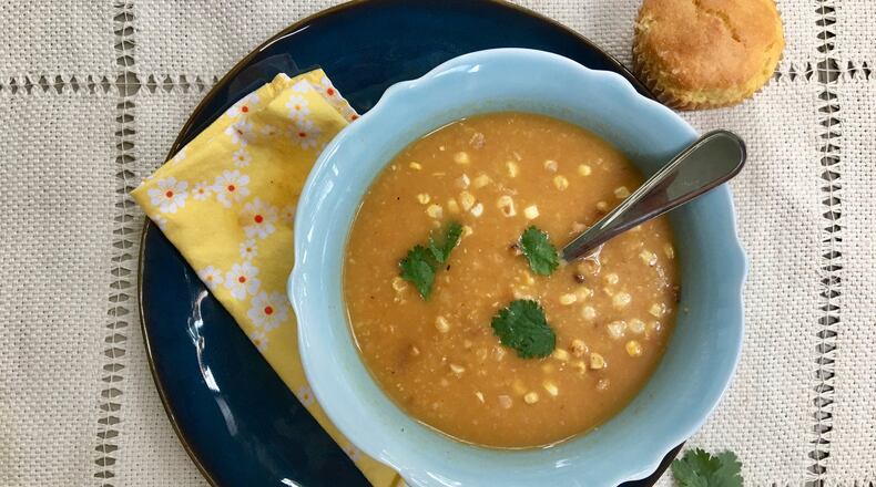Savor summer flavors just a little longer with this season-bridging recipe for Roasted Corn Soup. CONTRIBUTED BY KELLIE HYNES