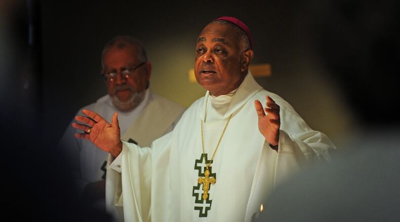 Atlanta Archbishop Wilton Gregory. AJC file