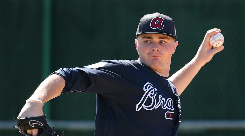 Gwinnett’s Sean Newcomb has a 2.97 ERA this season. Curtis Compton / ccompton@ajc.com