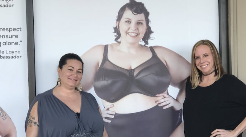 The owners of the LiviRae Lingerie shop in Kennesaw say a management company has asked them to remove a window display. CREDIT: SHELIA POOLE