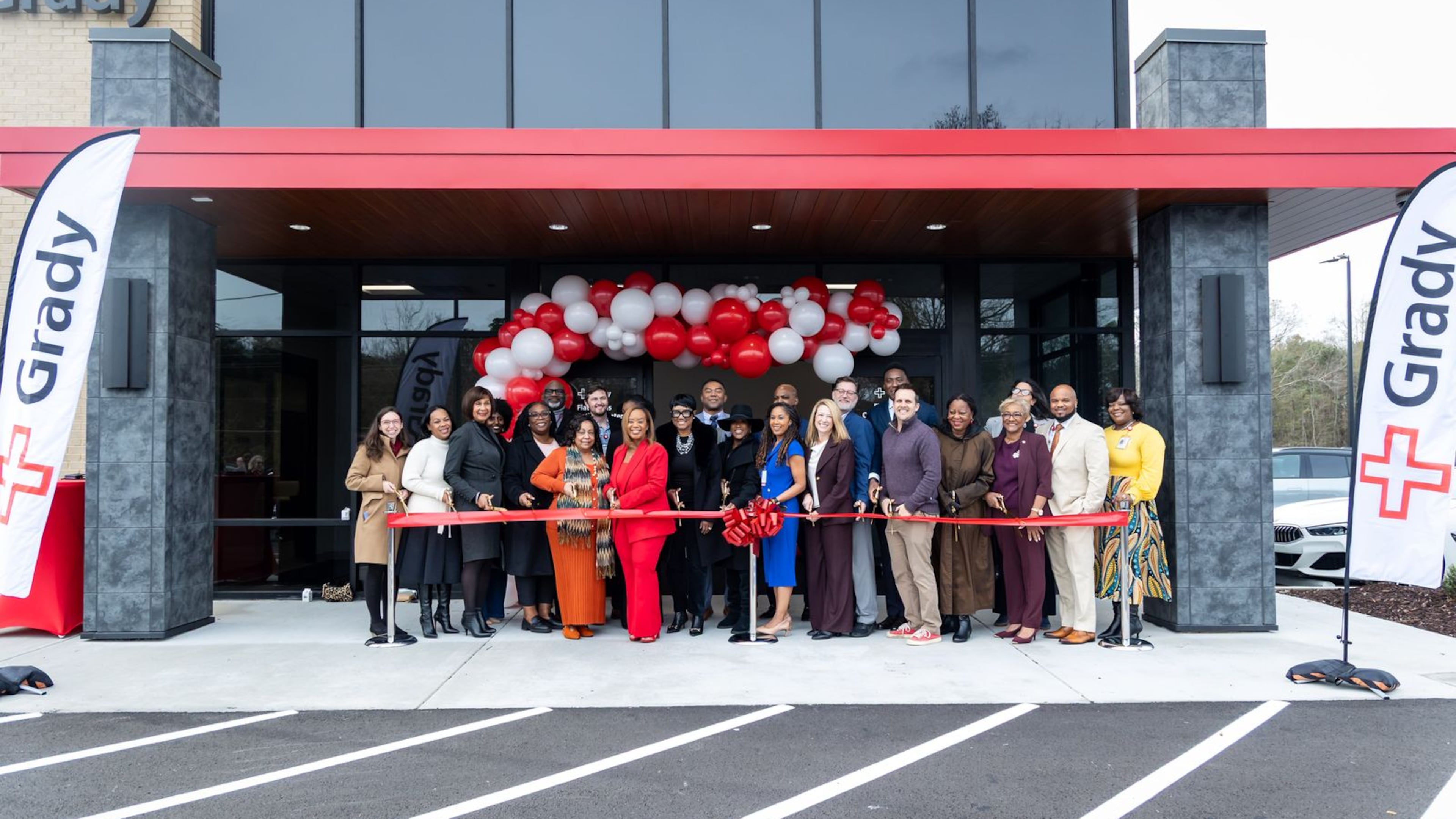 Grady Health System held a ribbon-cutting Monday, Dec. 1, 2025, to celebrate its new outpatient facility located in Dekalb. (Grady Health photo)
