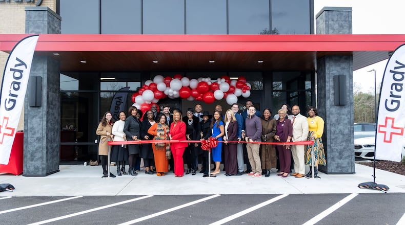 Grady Health System held a ribbon-cutting Monday, Dec. 1, 2025, to celebrate its new outpatient facility located in Dekalb. (Grady Health photo)