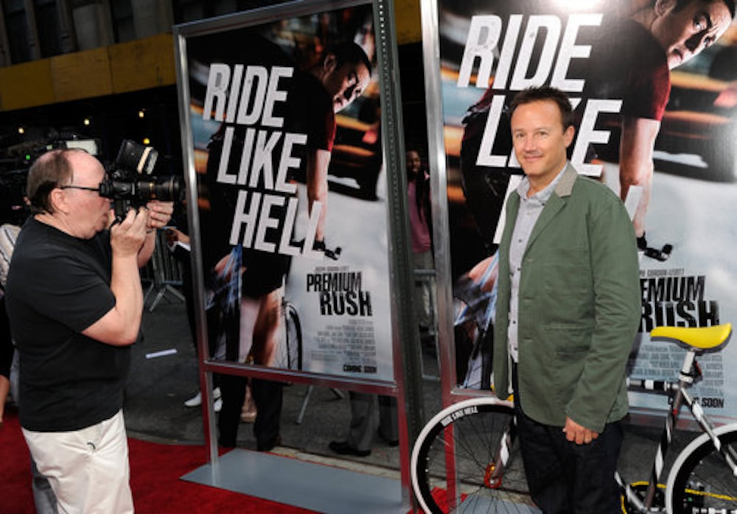 Joseph Gordon-Levitt at 'Premium Rush' premiere