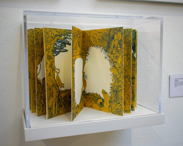 Serena Perrone's "Janus, is included in Atlanta Contemporary's "Georgia Women to Watch 2026: A Book Arts Revolution" exhibit through May 17. (Courtesy of Kevin Storer)