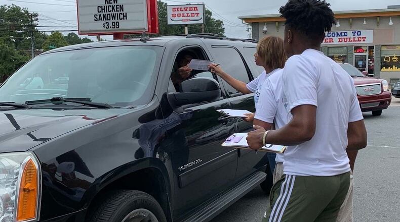 David Ledbetter, 17, is encouraging people to get involved with politics and helping people register to vote. (WSOCTV.com)