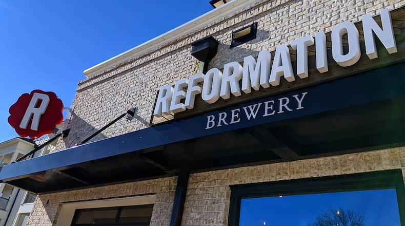 Reformation Brewery's taproom in Smyrna is located at the Eddy at Riverview Landing.