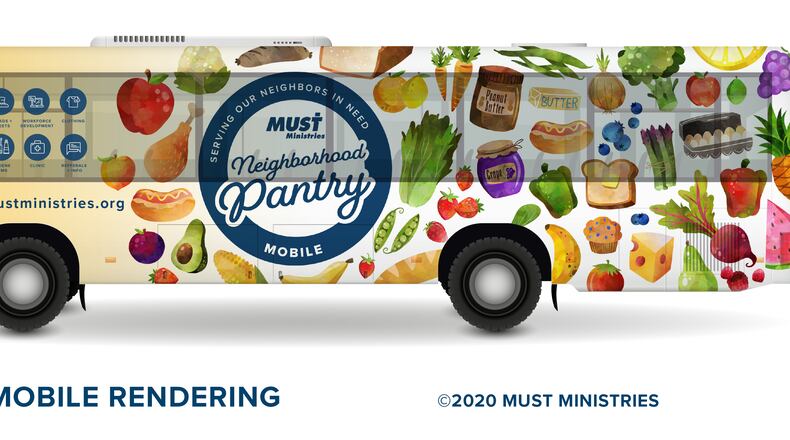 Based in Marietta, MUST Ministries is seeking funds to buy a school bus that can be transformed into a Neighborhood Mobile Pantry. The bus would be used to bring food closer to those in need who have no transportation to a food pantry or a grocery store.