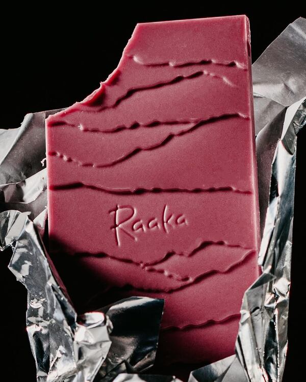 Raaka's Bourbon Cask-Aged Chocolate bar tastes smooth and oaky, like a glass of bourbon. (Courtesy of Raaka Chocolate)