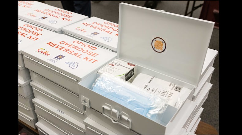 These kits are being distributed to public schools across Georgia to help students who suffer an opioid overdose. (Courtesy of Georgia Department of Education)