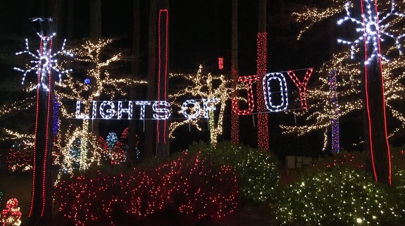 Daily through Jan. 2, Lights of Joy can be seen at 1510 Ben King Road in Kennesaw for free. View more than 850,000 Christmas lights across from Influencers Church. (Courtesy of Lights of Joy)