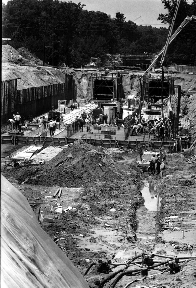 Station under construction