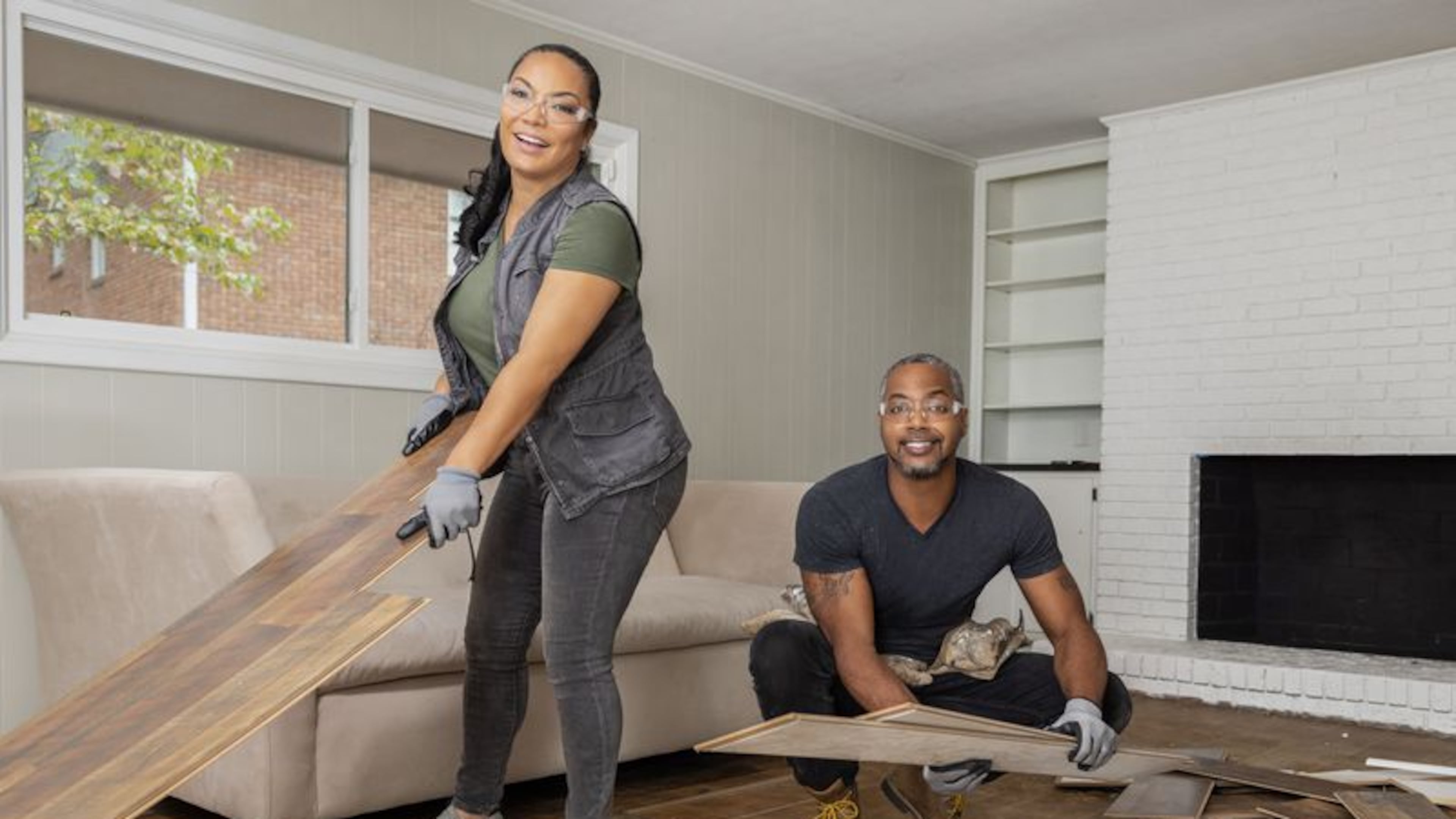 Egypt Sherrod announced this week on social media that HGTV has canceled “Married to Real Estate,” the show she starred on with her husband, Mike Jackson, since 2021. (Courtesy of HGTV)