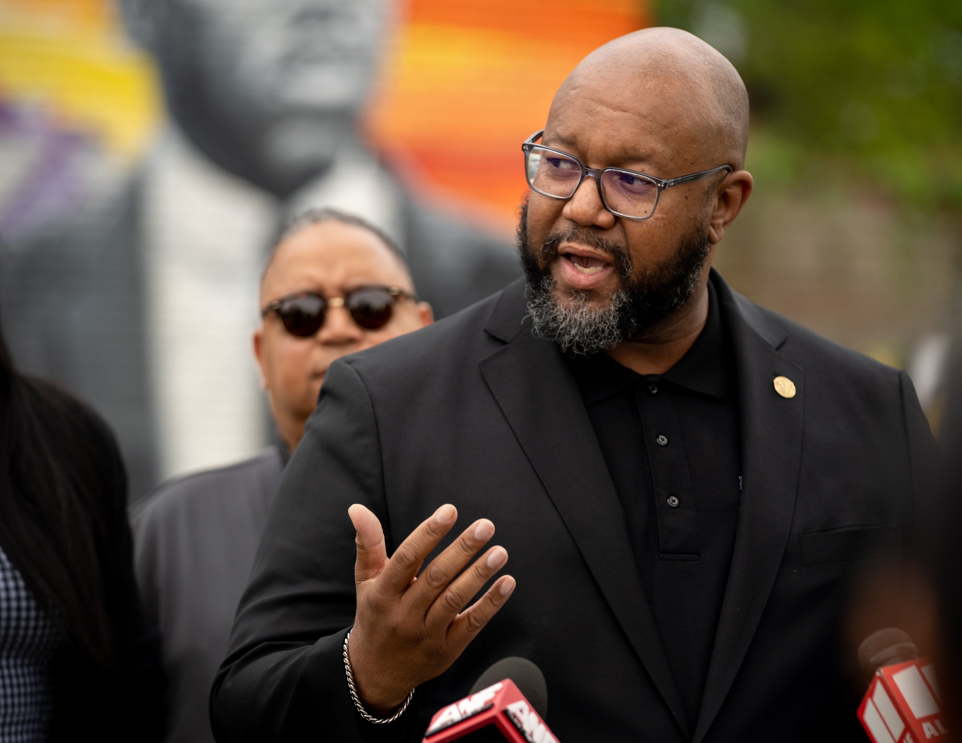 Atlanta City Councilman Byron Amos proposed the resolution to tackle eyesore properties in Atlanta’s neighborhoods (Ben Hendren for the AJC 2024)