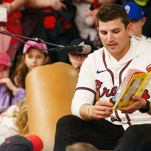 The Braves Fest on Saturday features plenty of activities, as well as player appearances. Shown at the 2025 event, third baseman Austin Riley also will participate this year. (Courtesy of the Atlanta Braves)