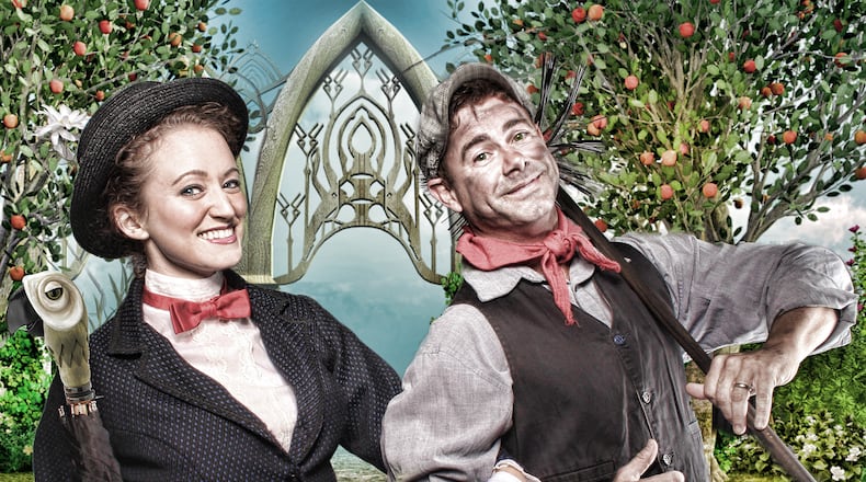 Galen Crawley and Andy Meeks co-star in Aurora Theatre’s remounted “Mary Poppins,” reprising their roles from the company’s original 2014 staging of the Disney musical.
Courtesy of BreeAnne Clowdus