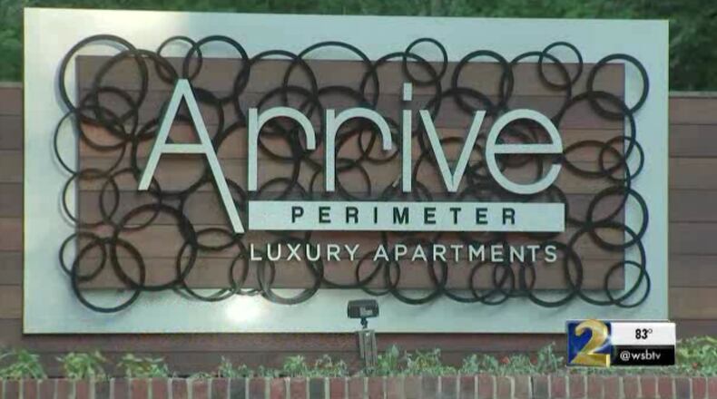 There was a shooting at the Arrive Perimeter apartments in Dunwoody on Friday afternoon.