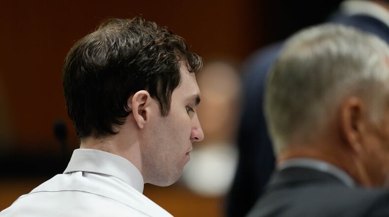 Tyler Robinson, accused in the fatal shooting of Charlie Kirk, appears during a hearing in 4th District Court in Provo, Utah, on Friday, June 12, 2026. (Francisco Kjolseth /The Salt Lake Tribune via AP, Pool)