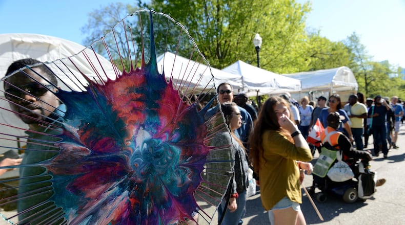 Art and interactive make-and-take projects for kids are some of the highlights of the 89th Atlanta Dogwood Festival.